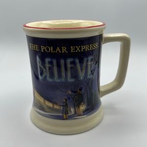 The Polar Express Believe 3D Mug ~Raised Hot Cocoa/Coffee~Winter Train Movie